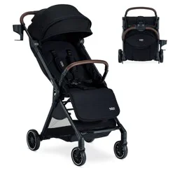 Britax Juniper Compact Stroller, Lightweight Fold-and-Go Design - Raven Black