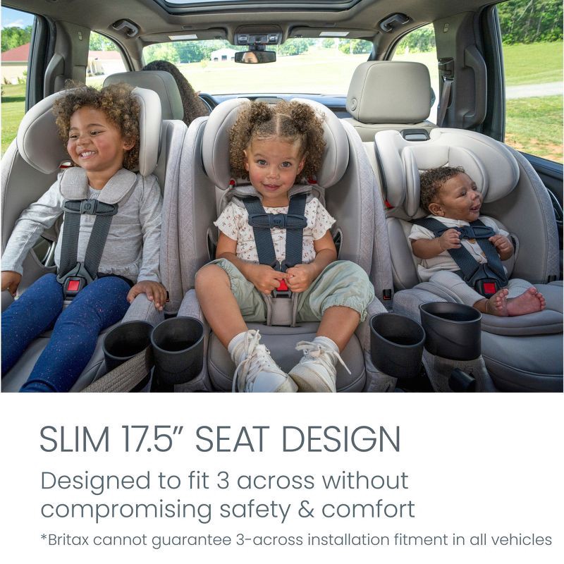 slide 4 of 16, Britax One4Life Slim All-in-One Convertible Car Seat with ClickTight - Raven Black, 1 ct