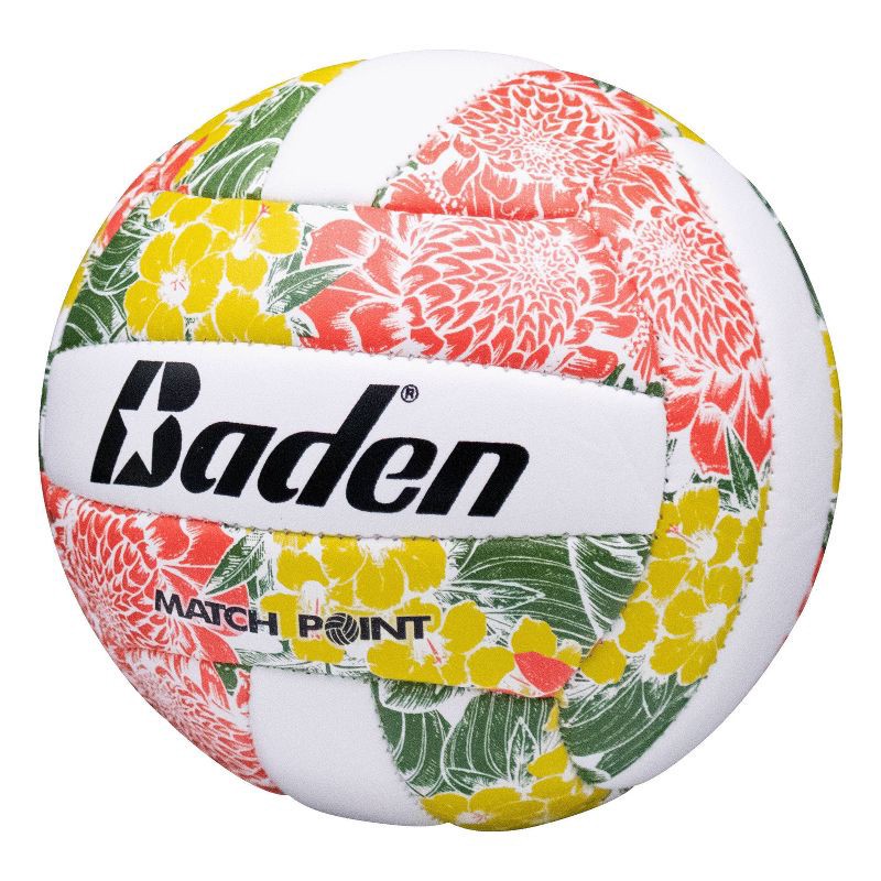 slide 2 of 3, Baden Size 2 Floral Volleyball - Pink/Yellow/Green, 1 ct