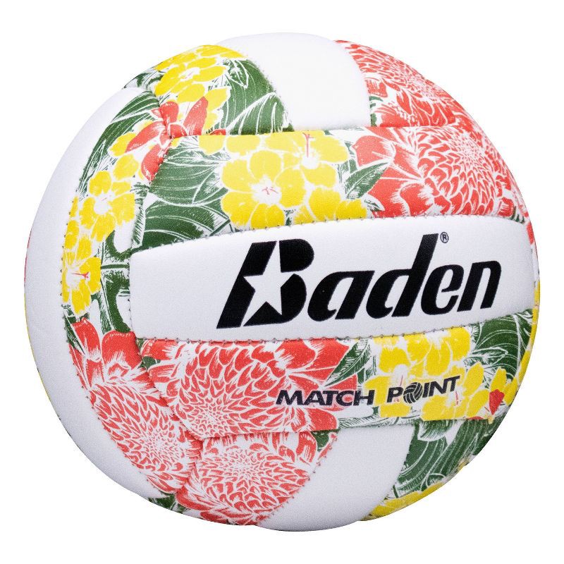 slide 3 of 3, Baden Size 2 Floral Volleyball - Pink/Yellow/Green, 1 ct