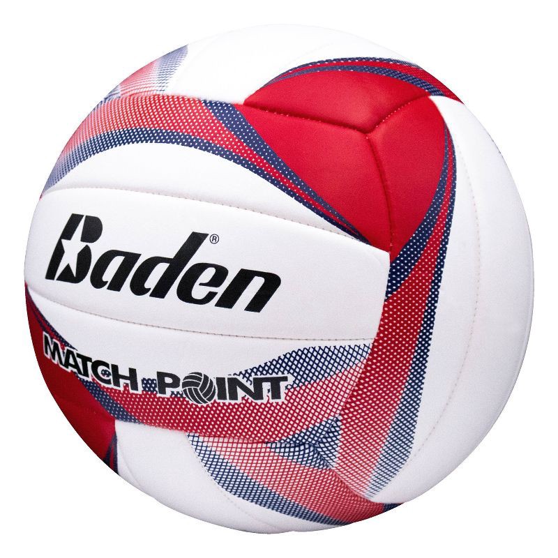 slide 2 of 3, Baden Matchpoint Volleyball - Red/Navy: Sports Ball for Ages 4+, 1 ct