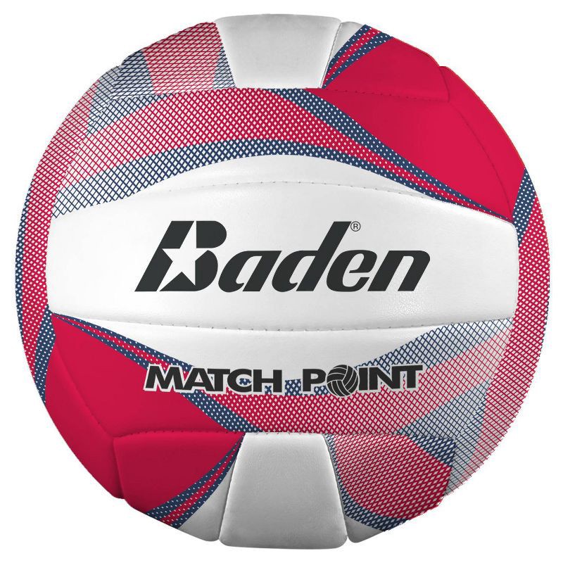 slide 1 of 3, Baden Matchpoint Volleyball - Red/Navy: Sports Ball for Ages 4+, 1 ct