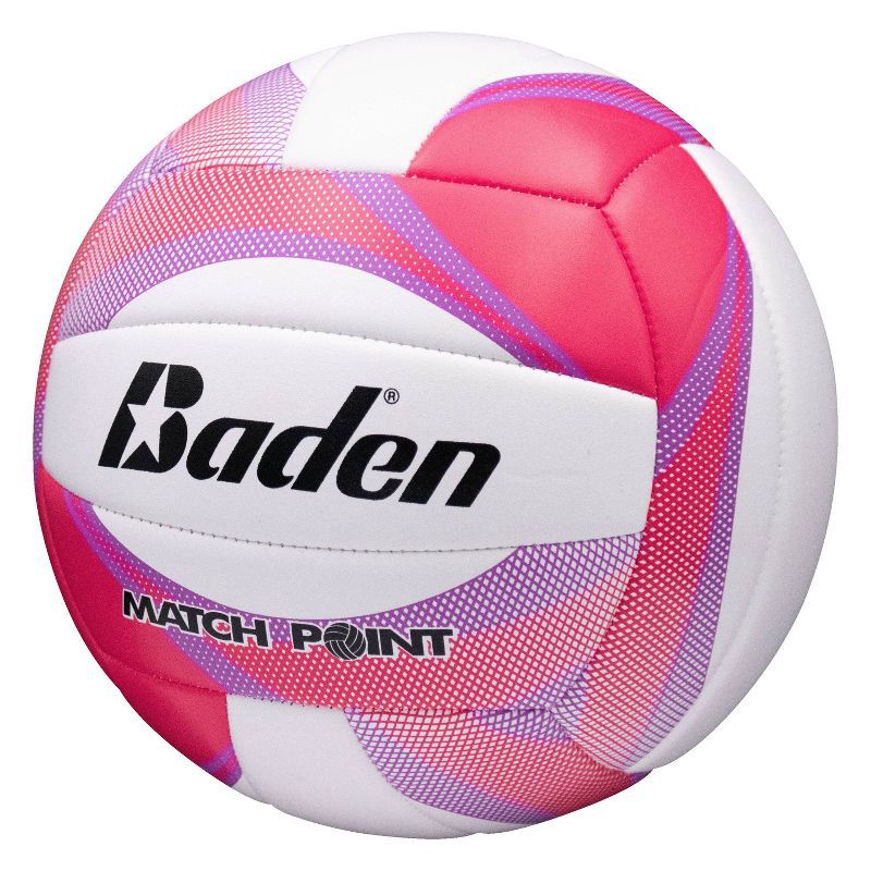 slide 2 of 3, Baden Matchpoint Volleyball - Pink/Violet: Rubber Bladder 4+ Years, 1 ct