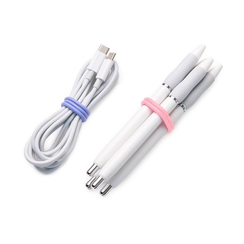 slide 5 of 5, Wrap-It 16pkSilicone Bands Muted, 1 ct