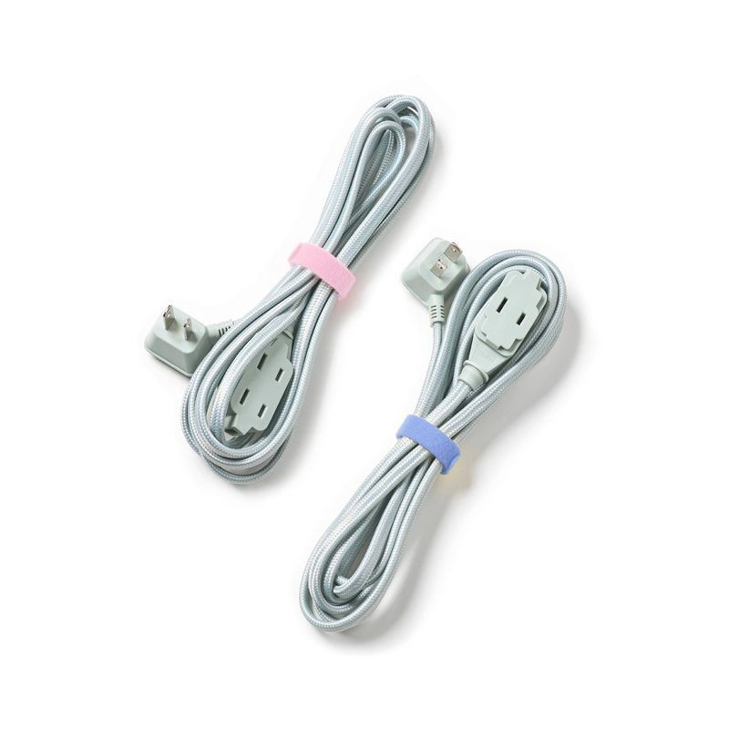 slide 4 of 6, Wrap-It 25pk Self-Gripping Cable Ties 9"x0.5" Muted, 25 ct