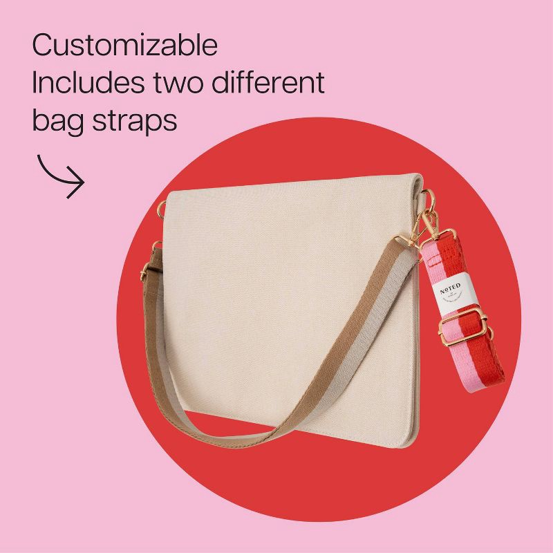 slide 5 of 6, Noted by Post-it Hybrid Laptop Messenger Bag with Two Removable Straps, 1 ct