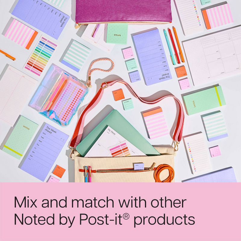 slide 6 of 6, Noted by Post-it Hybrid Laptop Messenger Bag with Two Removable Straps, 1 ct