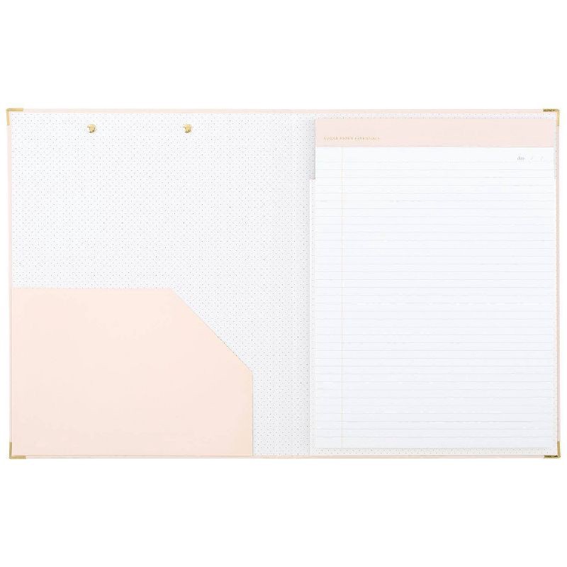 slide 2 of 6, Sugar Paper Essentials Clipfolio Pink Gloss Dot, 1 ct
