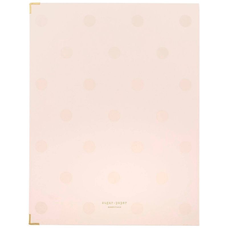 slide 4 of 6, Sugar Paper Essentials Clipfolio Pink Gloss Dot, 1 ct