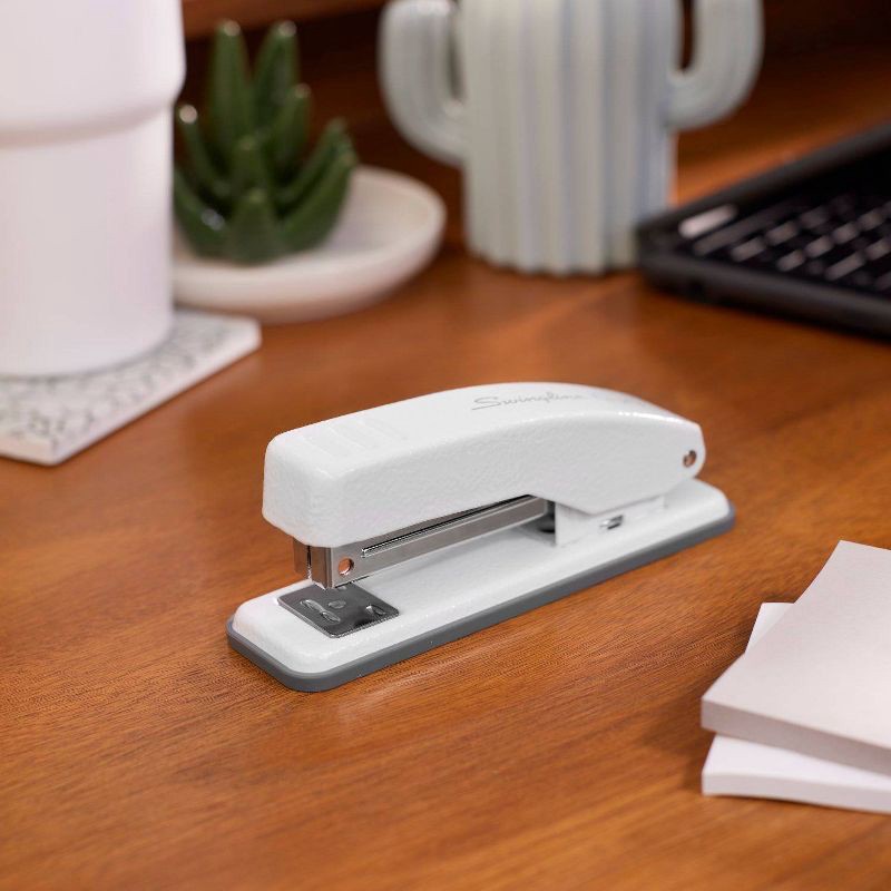 slide 2 of 10, Swingline Vintage Compact Stapler White, 1 ct