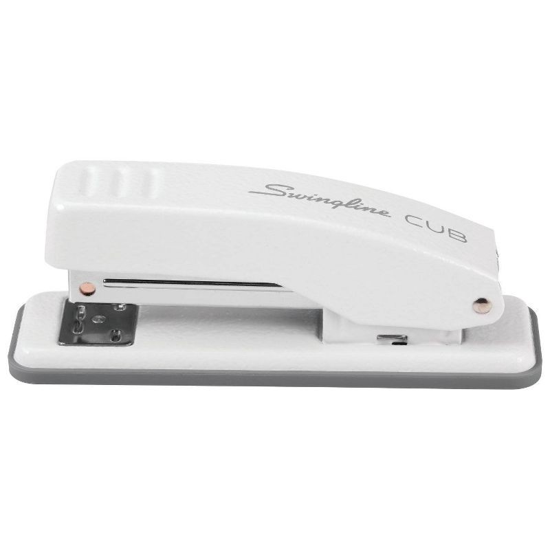 slide 9 of 10, Swingline Vintage Compact Stapler White, 1 ct
