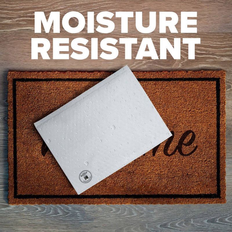 slide 2 of 9, Scotch 10.5"x15" Poly Bubble Mailer White, 1 ct