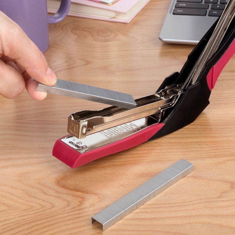 slide 5 of 9, Swingline Smooth Grip Full Strip Raspberry, 1 ct