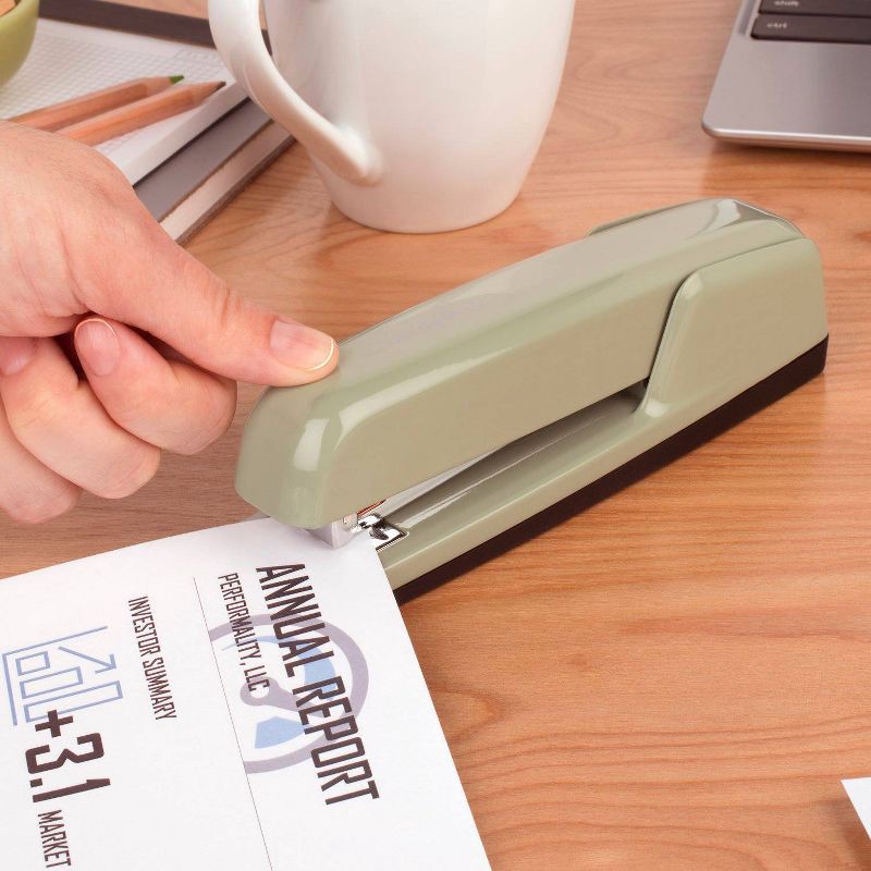 slide 3 of 10, Swingline 747pk Business Stapler Sage Green, 747 ct