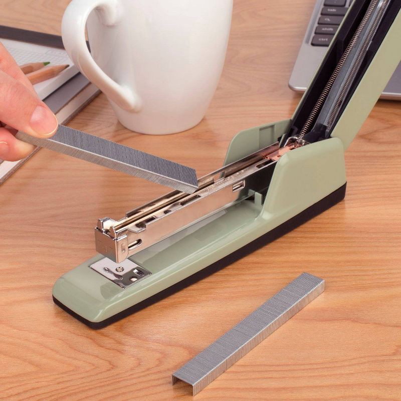 slide 5 of 10, Swingline 747pk Business Stapler Sage Green, 747 ct