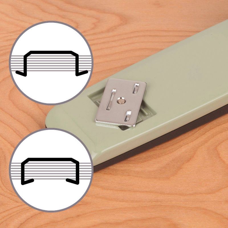 slide 9 of 10, Swingline 747pk Business Stapler Sage Green, 747 ct