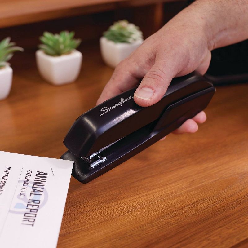 slide 4 of 9, Swingline 545pk Value Stapler Black, 545 ct