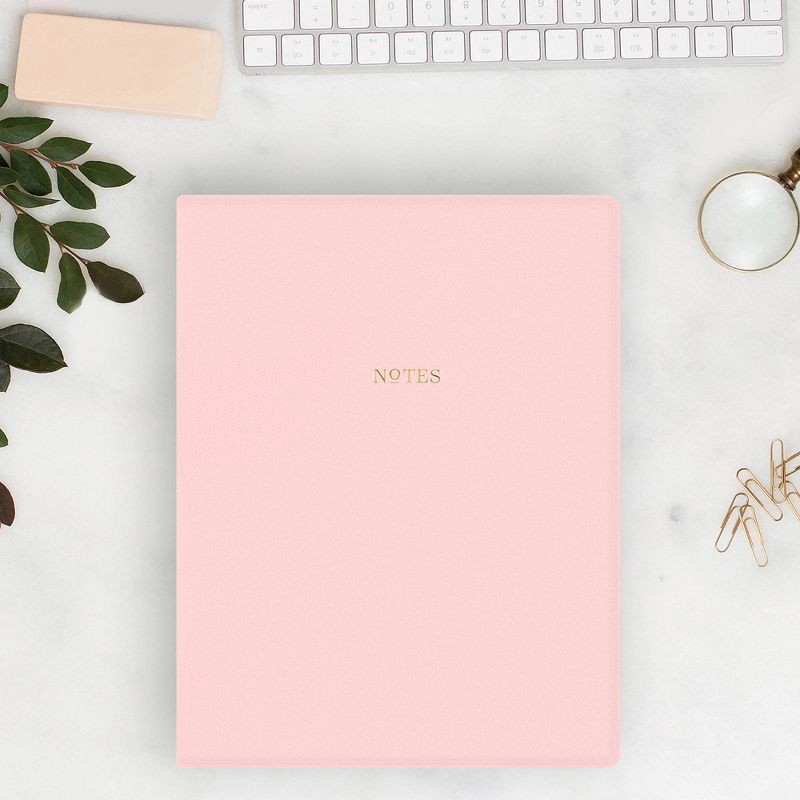 slide 2 of 6, Day Designer Faux Leather Padfolio Blush Pink, 1 ct