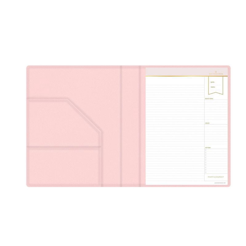 slide 5 of 6, Day Designer Faux Leather Padfolio Blush Pink, 1 ct