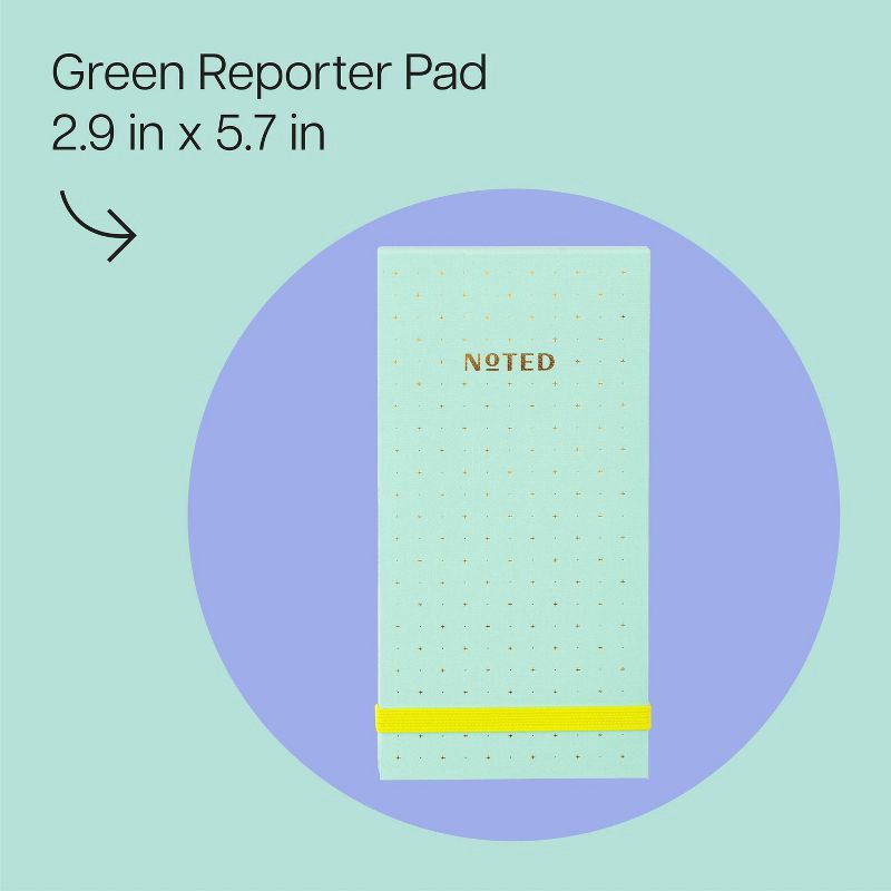 slide 2 of 6, Noted by Post-it Reporter Pad 100 Sheets, 1 ct