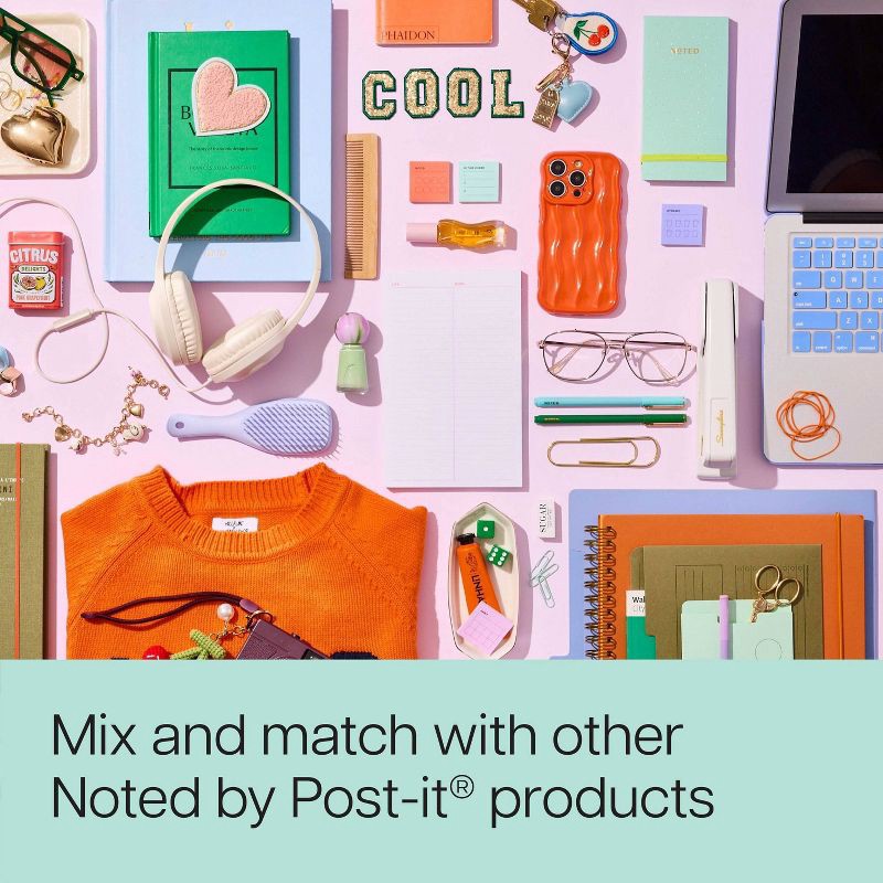 slide 6 of 6, Noted by Post-it Reporter Pad 100 Sheets, 1 ct