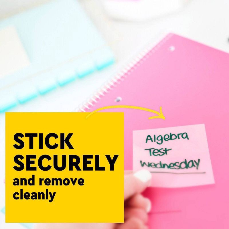 slide 5 of 11, Post-it Transparent Sticky Notes 5pk, 5 ct
