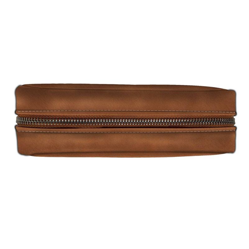 slide 3 of 5, ASMBLD Faux Leather Tech Organizer Tan, 1 ct