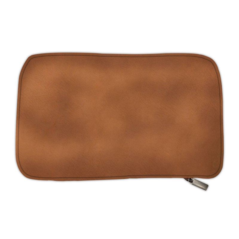 slide 5 of 5, ASMBLD Faux Leather Tech Organizer Tan, 1 ct