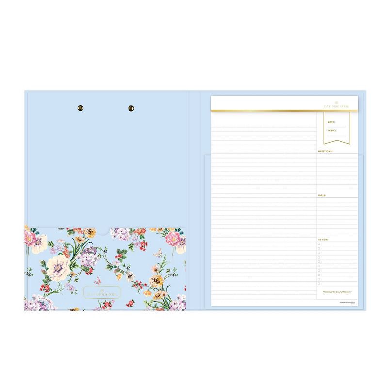 slide 5 of 6, Day Designer Matte Lam Clipfolio Springtime Blue, 1 ct