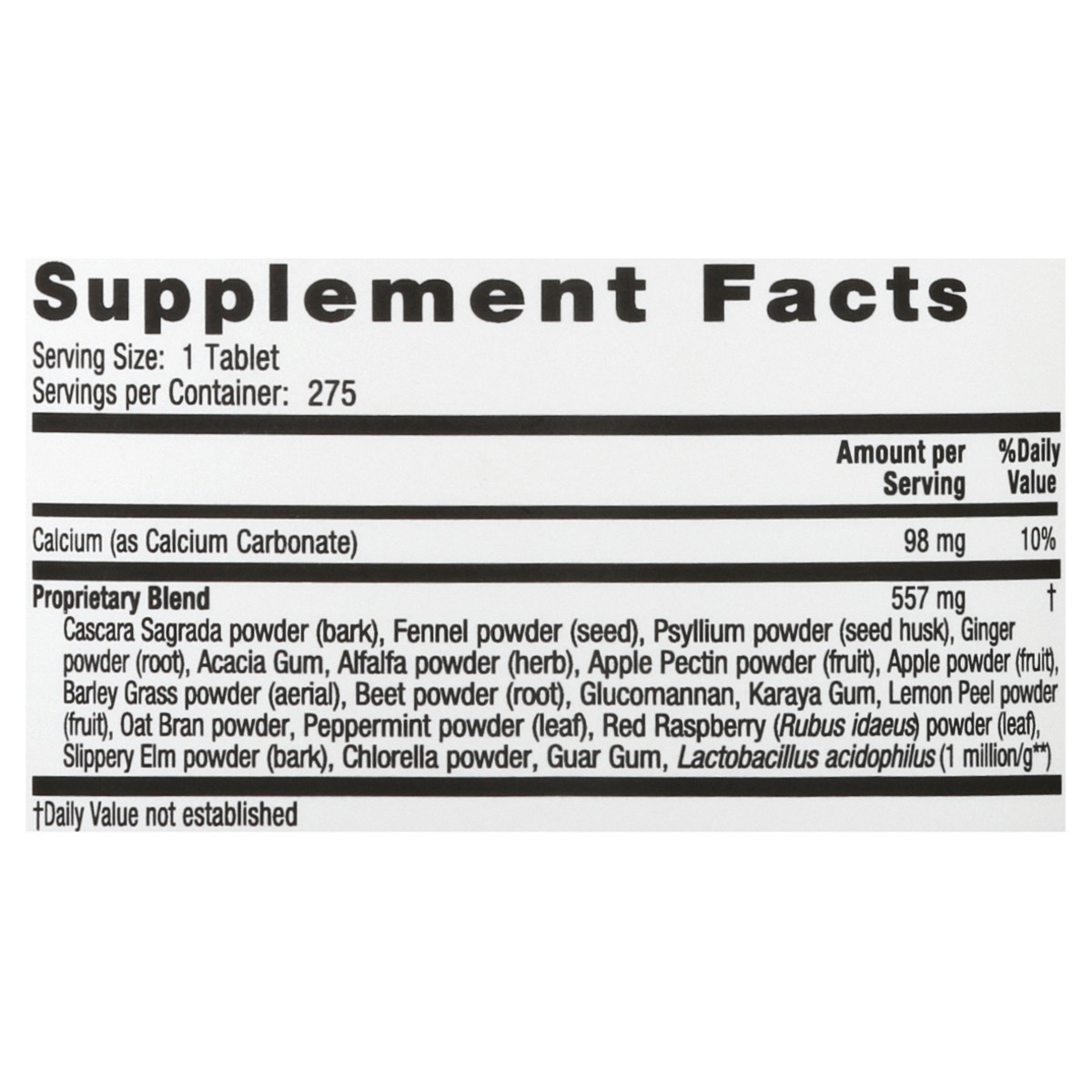 slide 5 of 12, Nature's Secret Multi-Fiber Tablets Colon Cleanse 275 ea, 275 ct