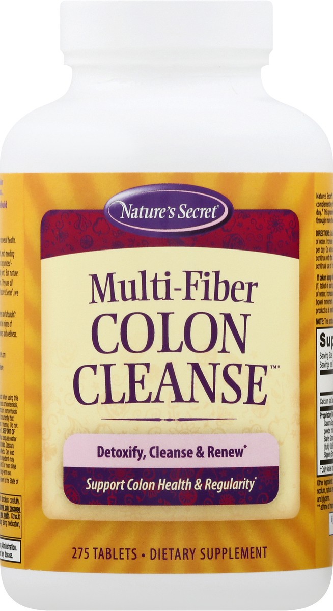 slide 4 of 12, Nature's Secret Multi-Fiber Tablets Colon Cleanse 275 ea, 275 ct