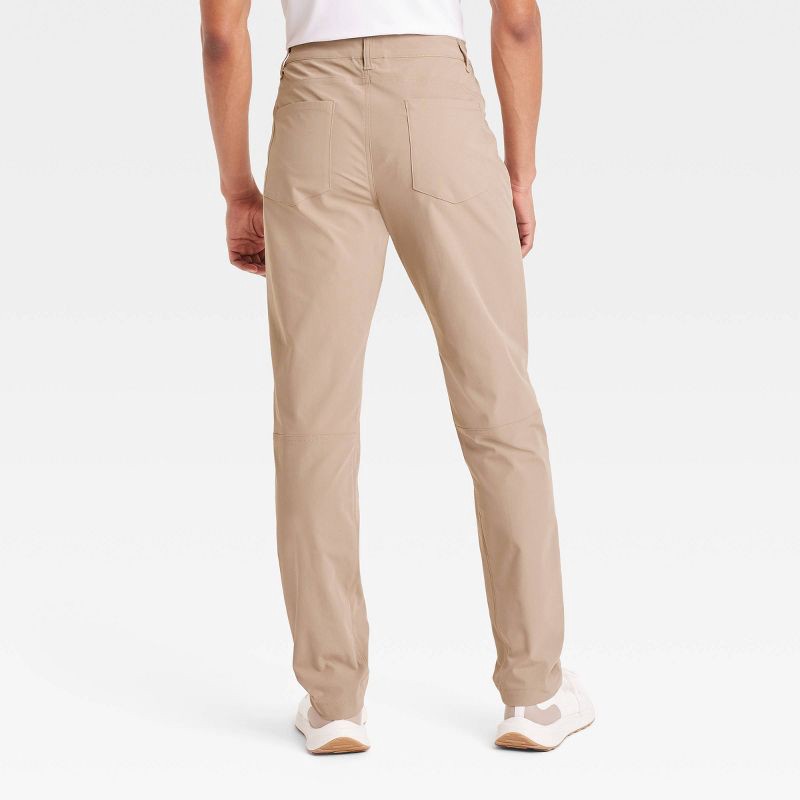 slide 2 of 3, Men's 360 Lifestyle 5-Pocket Golf Pant - All In Motion Tan 32x30: Moisture Wicking, Quick Dry,, 1 ct