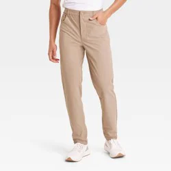 Men's 360 Lifestyle 5-Pocket Golf Pant - All In Motion Tan 34x32: Midweight, Moisture Wicking, Quick Dry, 34" Waist, 32" Inseam