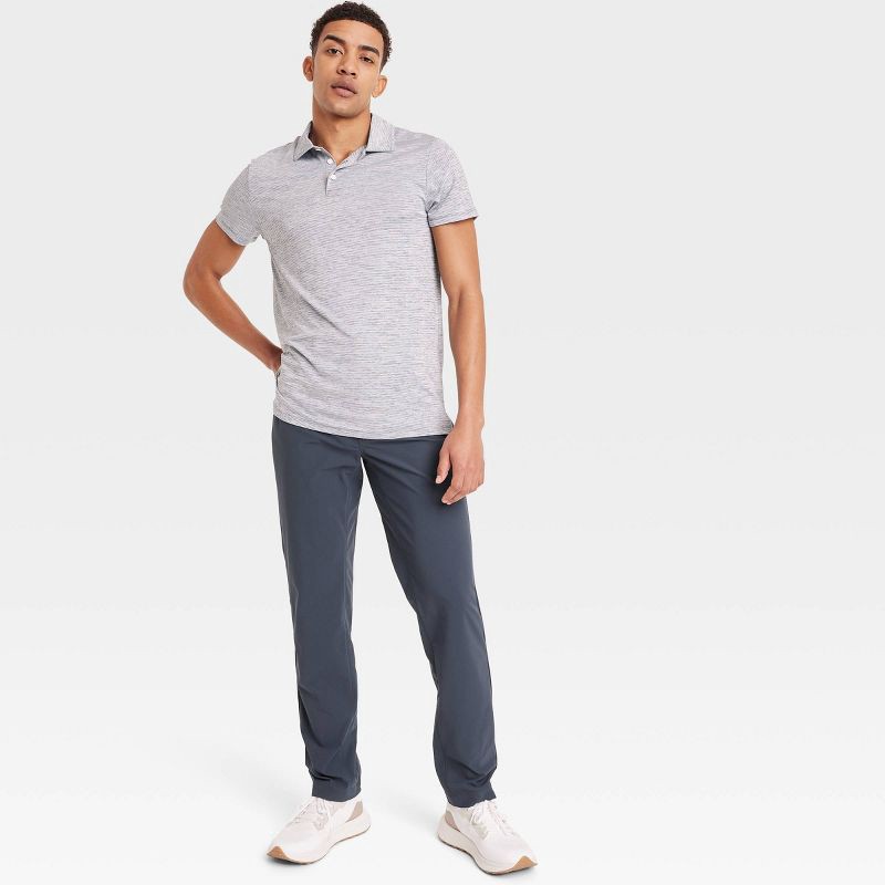 slide 3 of 4, Men's 360 Lifestyle 5-Pocket Golf Pant - All In Motion Dark Blue 30x32: Moisture Wicking, Quick Dry, Midweight,, 1 ct