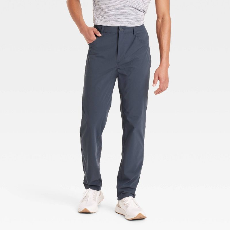 slide 1 of 4, Men's 360 Lifestyle 5-Pocket Golf Pant - All In Motion Dark Blue 32x30: Moisture Wicking, Quick Dry, Midweight,, 1 ct