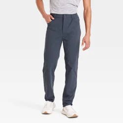 Men's 360 Lifestyle 5-Pocket Golf Pant - All In Motion Dark Blue 38x32: Moisture Wicking, Quick Dry, Midweight,