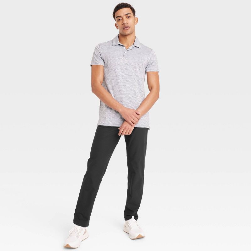 slide 3 of 3, Men's 360 Lifestyle 5-Pocket Golf Pant - All In Motion Black 36x32: Moisture Wicking, Quick Dry, UPF 50+, 1 ct