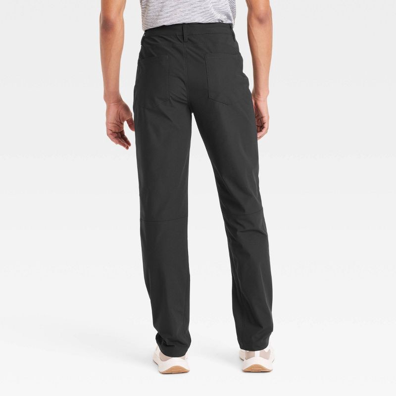 slide 2 of 3, Men's 360 Lifestyle 5-Pocket Golf Pant - All In Motion Black 38x32: Moisture Wicking, Quick Dry, UPF 50+,, 1 ct