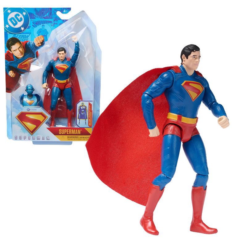 slide 1 of 7, DC Comics Superman Basic Action Figure 6", 1 ct