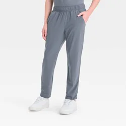 Boys' Active Light Jogger Pants - All In Motion™ Dark Gray S: Moisture Wicking, Quick Dry, UPF 50+