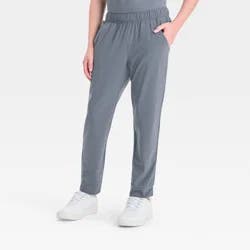 Boys' Active Light Jogger Pants - All In Motion™ Dark Gray S: Moisture Wicking, Quick Dry, UPF 50+