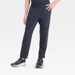 Boys' Active Light Jogger Pants - All In Motion™ Black XL: Moisture Wicking, Quick Dry, UPF 50+