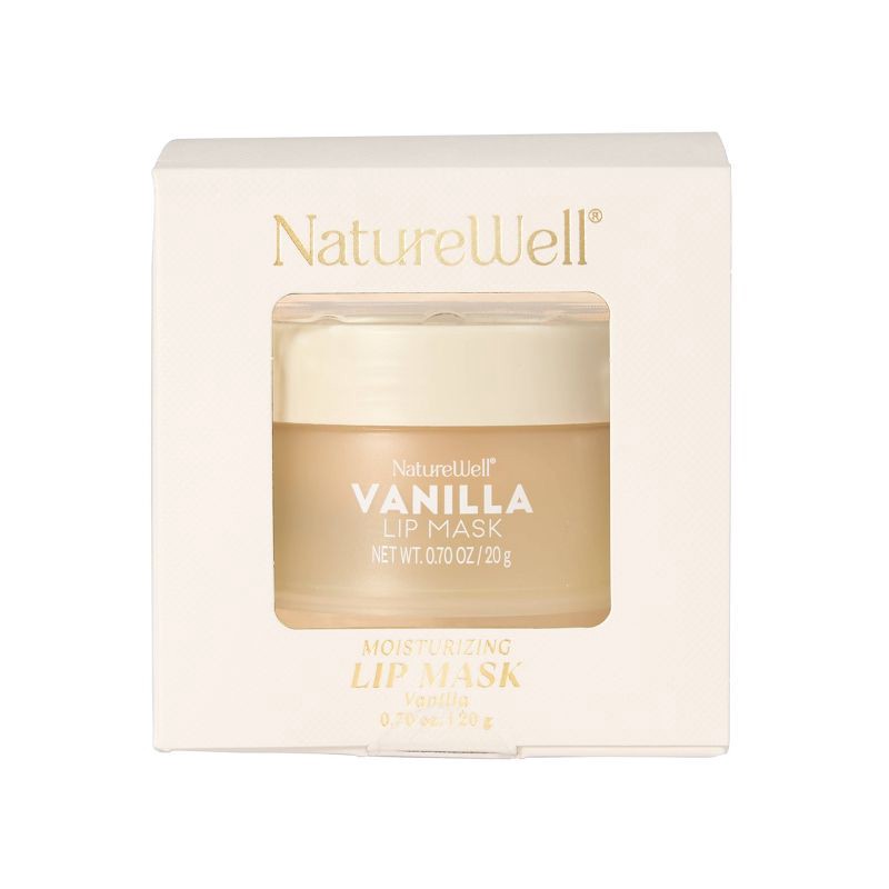 slide 2 of 6, NatureWell Hydrating Lip Mask - Vanilla - 0.7oz, 0.7 oz