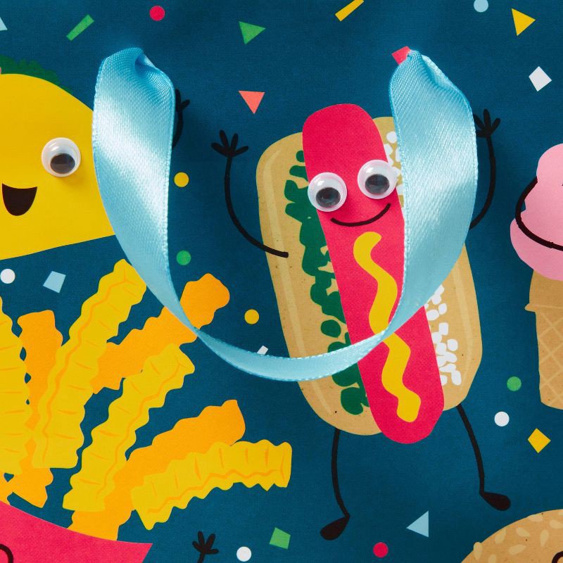 slide 3 of 3, Small Food Party Birthday Gift Bag Teal - Spritz™, 1 ct