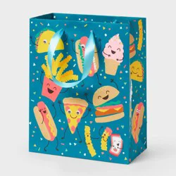 Small Food Party Birthday Gift Bag Teal - Spritz™