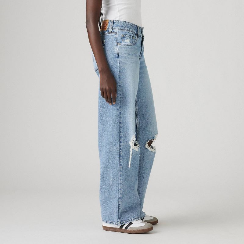 slide 2 of 3, Levi's® Women's Low-Rise Superlow Loose Jeans - Table Talk 32: Midweight Denim, Straight Leg, 32 Inseam, 1 ct