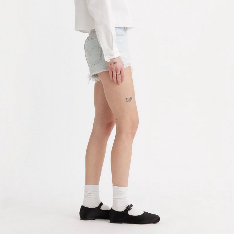slide 2 of 3, Levi's 501® Original Fit High-Rise Women's Jean Shorts - Find Time 34: High Rise Denim, Fly Button Closure, 1 ct