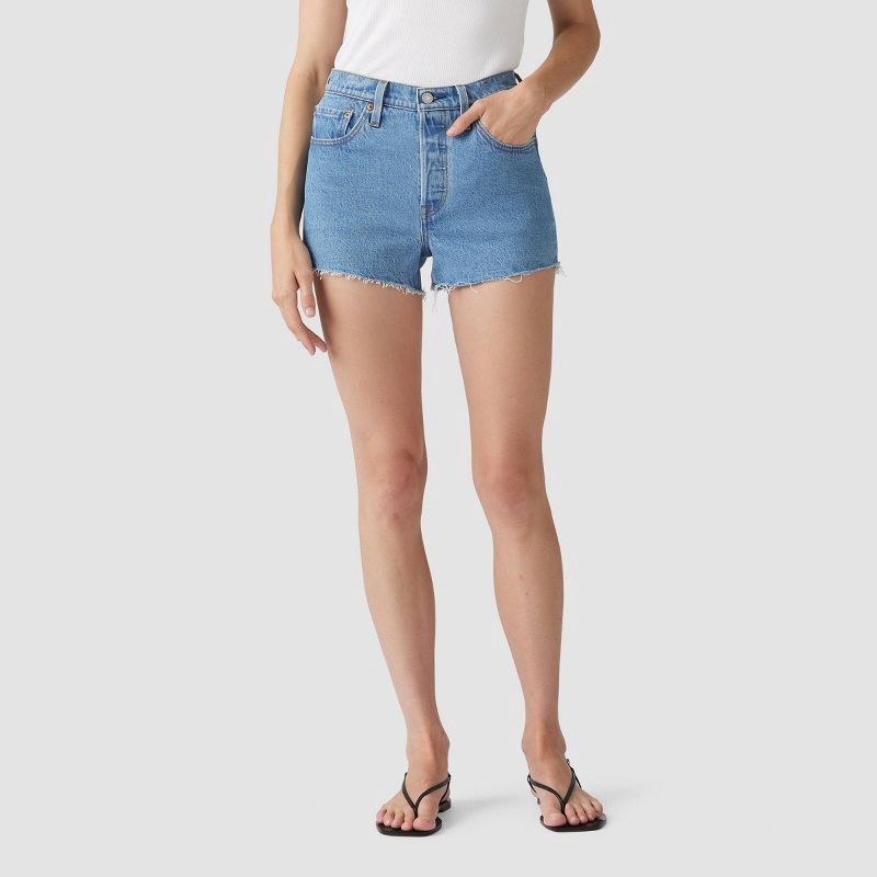 slide 4 of 6, Levi's® Women's 501® Original Shorts - Multiple Choice 28: Midweight Denim, High Rise,, 1 ct