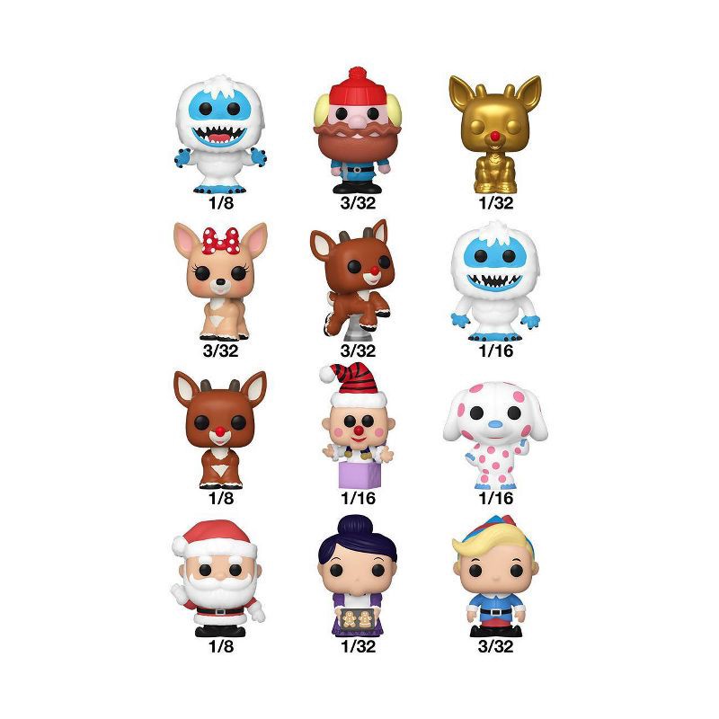 slide 2 of 13, FUNKO Bitty POP Singles: Rudolph Figures, 1 ct