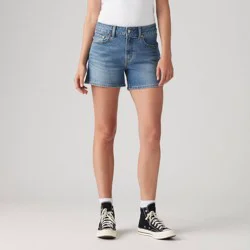Levi's® Women's A-Line Shorts - No You Didn't 30: Midweight Denim, Stretch, Mid Rise, 4.5" Inseam